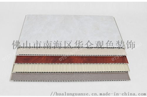 佛山华仑观色集成墙板 PVC护墙板、竹木纤维与石塑墙板的创新选择